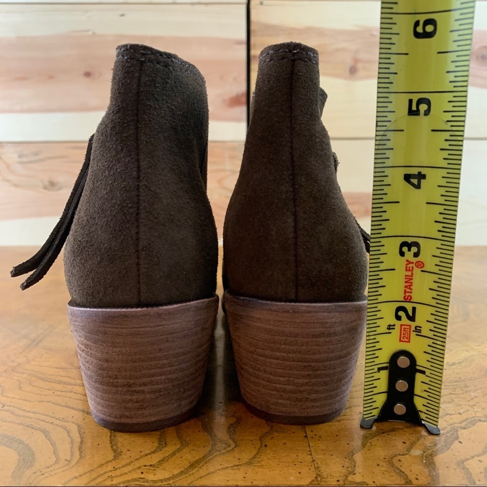 Madewell The Janice darkest olive suede ankle boot - Picture 5 of 15